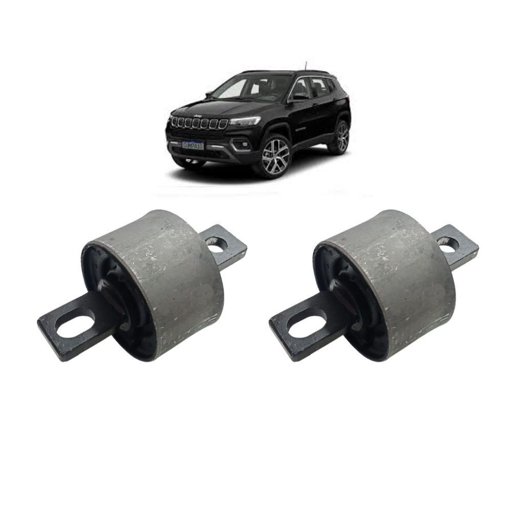 Par Bucha Facão Tensor Braço Traseira Jeep Compass 07/19   2 peças