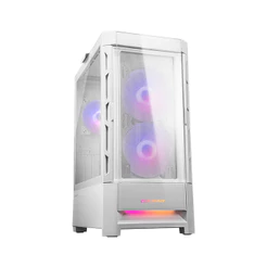 Gabinete Gamer Cougar Duoface RGB, Vidro Temperado, E-ATX, 3x Fans ARGB, Branco, 385ZD10.0003
