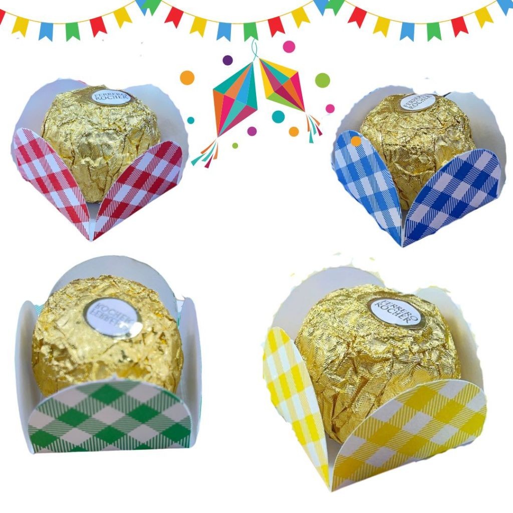 200 FORMINHA MISTAS,4 PETALAS FESTA JUNINA - XADREZ FESTA JUNINA 2025 em Oferta na Shopee