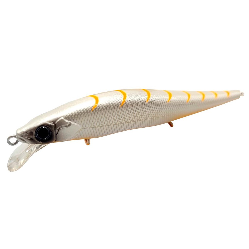 Isca Artificial Máquina 9,8cm 10,5g Branco c/ Laranja - Yara Cor 74