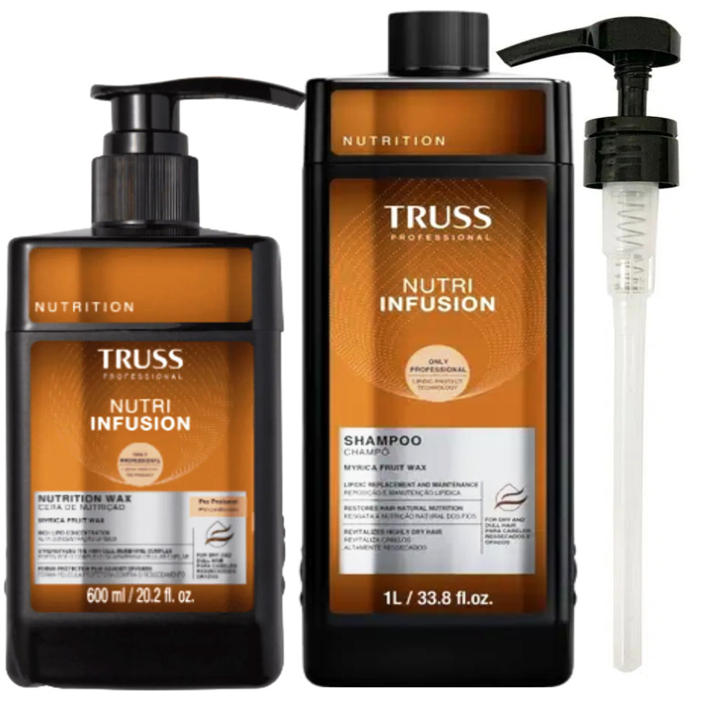 Truss Nutri Infusion Shampoo 1litro + Cera Nutritiva - 600ml