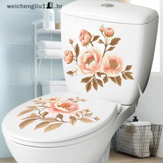 # weicheng 2 Folhas De Adesivo De Banheiro , Moderno E Minimalista , Padrão De Flor , Pinturas Autoadesivas Para Decoraç em Oferta na Shopee