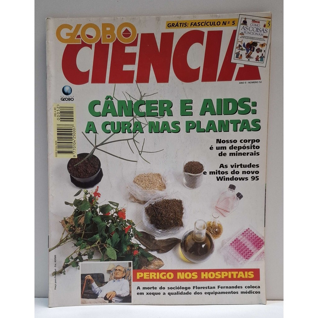 Revista Globo Ciência Ano 5 N° 52 - Câncer e Aids