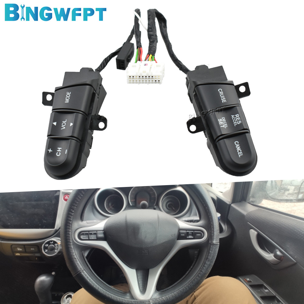 Interruptor Multifuncional Do Botão Volante 36770-SNA-A12 Para Honda Civic 2006-2011 Fit City 2008-2014