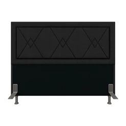 Cabeceira Estofada Para Cama Queen Valência Preto - M. Arapongas