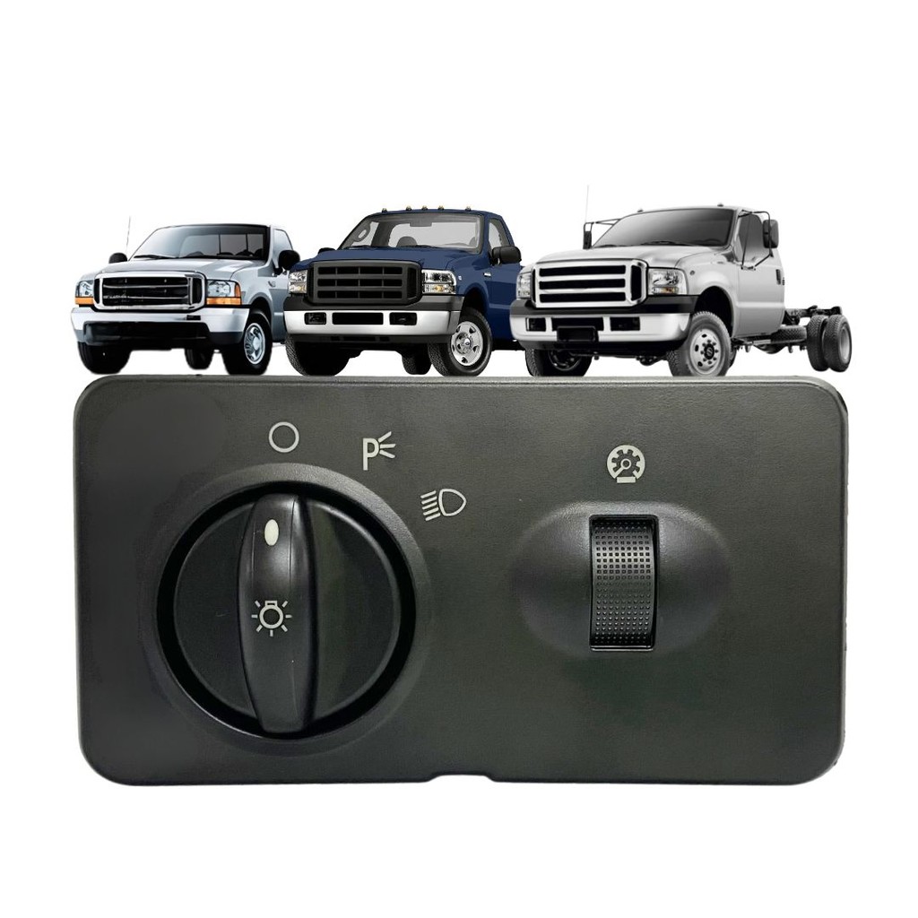 Interruptor Farol Para Ford F250 F350 F4000 Após 2005 Chave Farol F250 F350 F4000 Modelos Após 2005