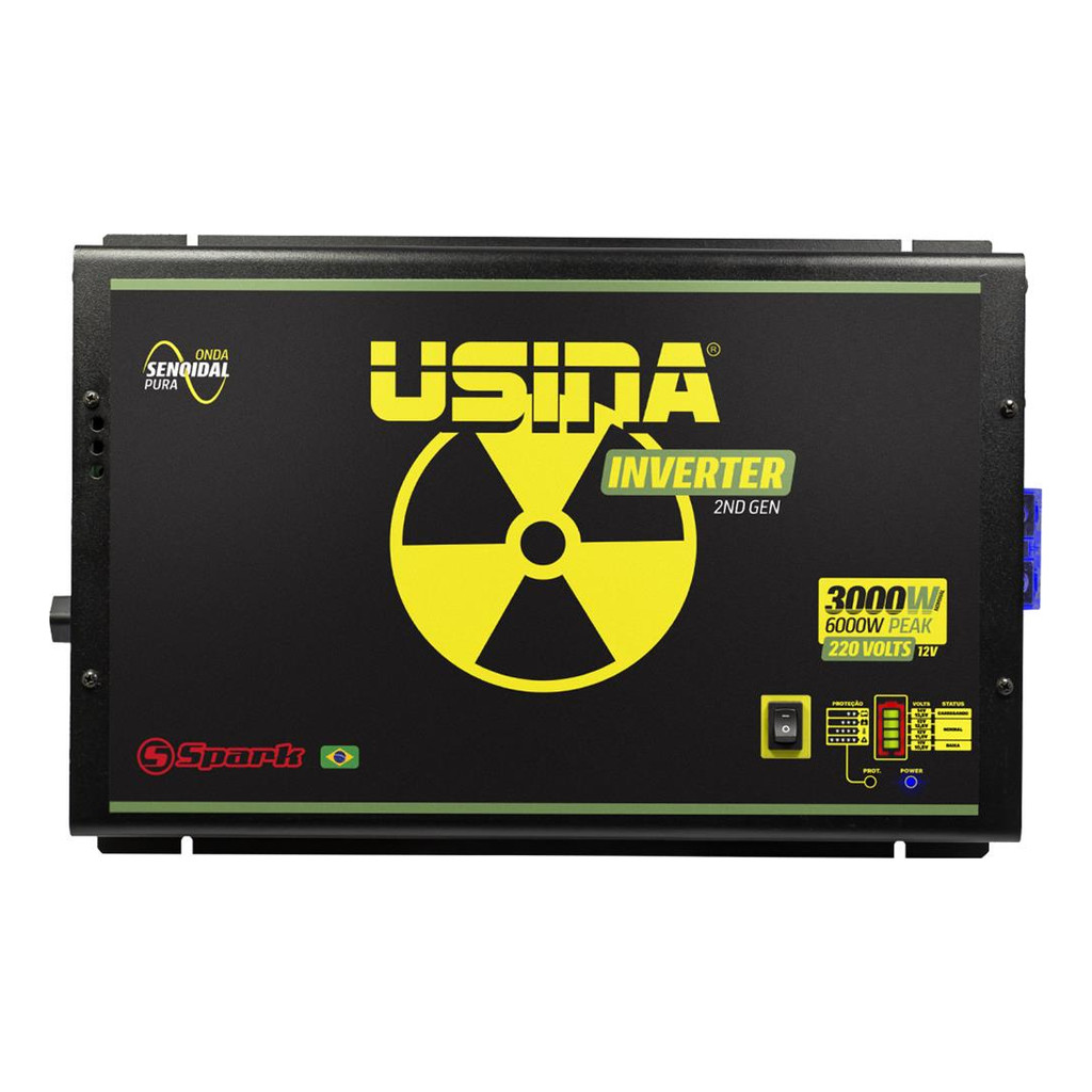 INVERSOR USINA 3000W 12V 220V SENOIDAL