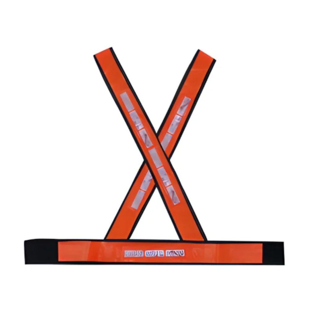 Colete Refletivo Tipo X Laranja Noturno 426 Brascamp em Oferta na Shopee