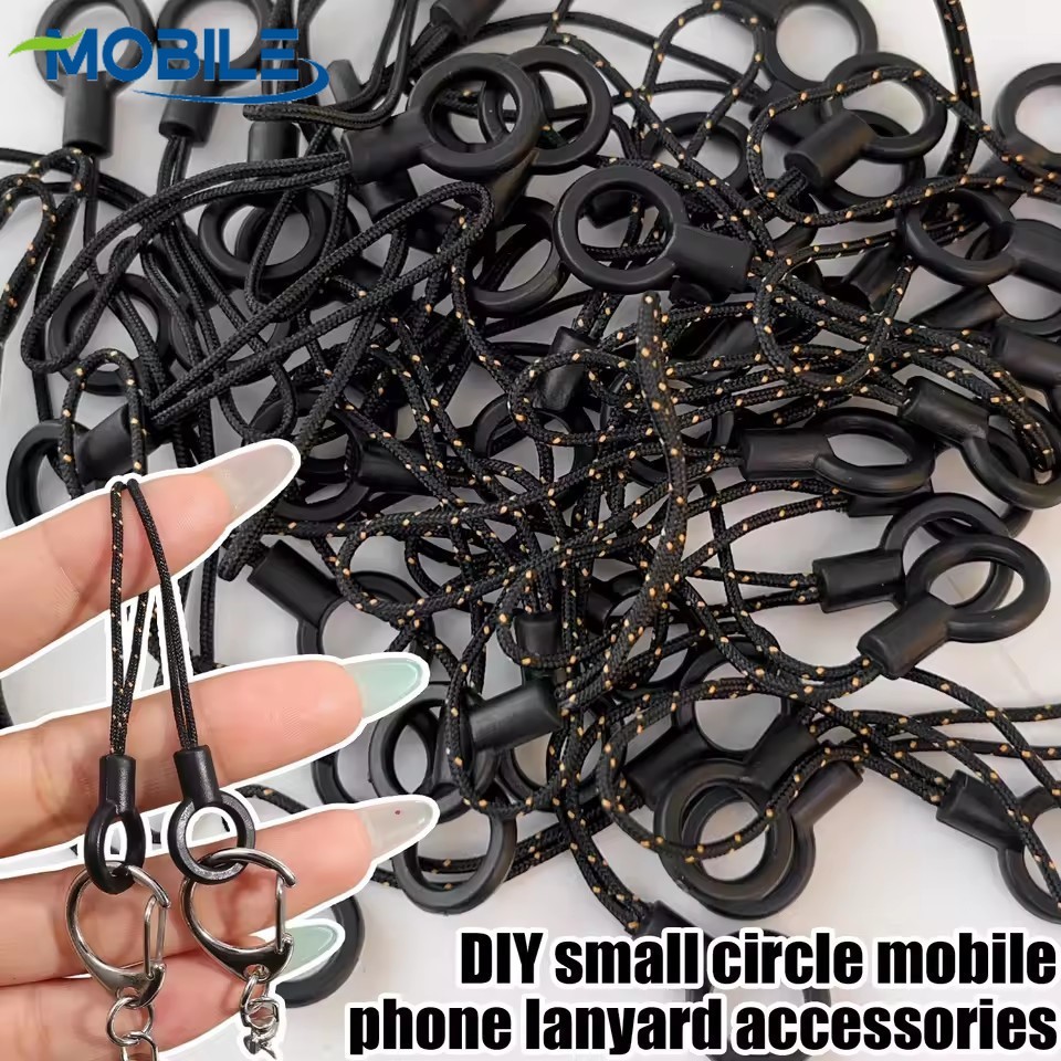 Anéis De Cordão Antiderrapantes Para Telefone De 6 Cm | 12 Opções De Cores Acessórios DIY Smartphones/Chaves Acessório D
