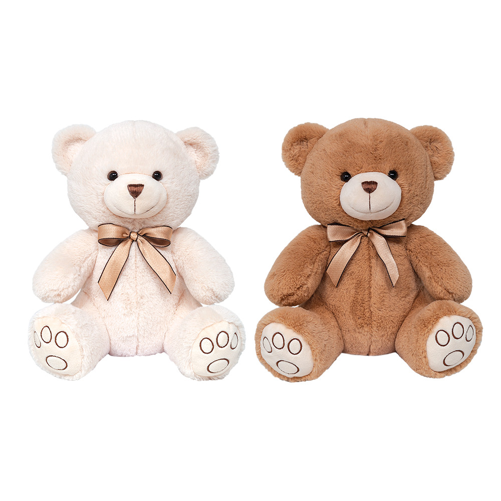 Pelúcia infantil Ursinho carinho 29cm buba marrom + 3m