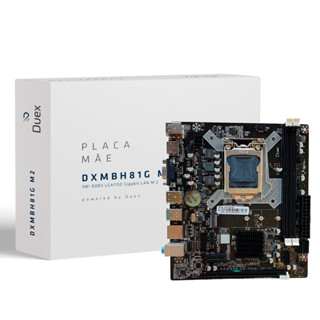 Placa Mãe Duex DXMBH81G M2, Chipset H81,Intel LGA 1150, (4 e 5 gen), mATX, DDR3 - DXMBH81G em Oferta na Shopee