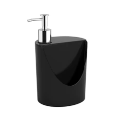 Dispenser Porta Detergente e Bucha 600ml Romeu Julieta Preto Coza