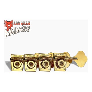 Tarraxa Baixo 4 Cordas Em Linha Badass Leo Quan Dourada