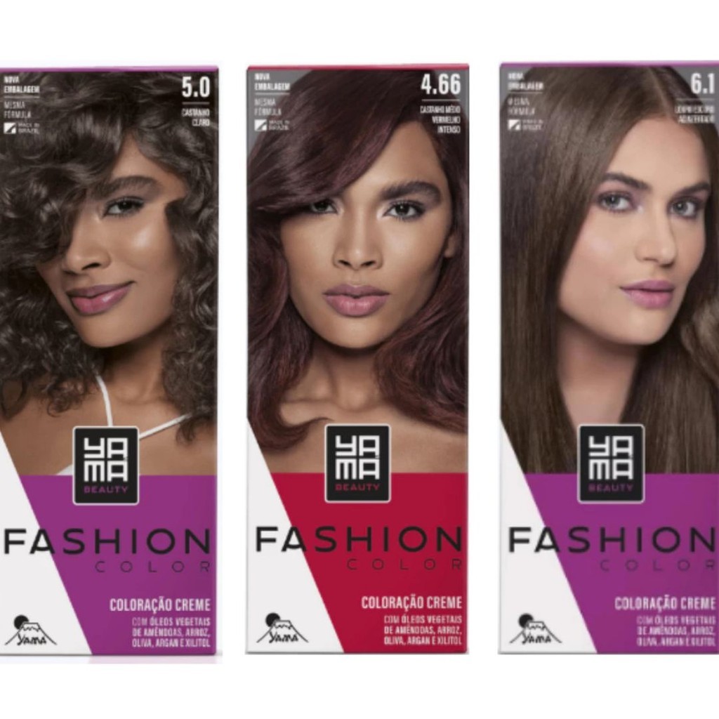 Mini Kit Fashion Color Yamá  Cor Vibrante com Cuidado e Praticidade - Escolha a Sua em Oferta na Shopee