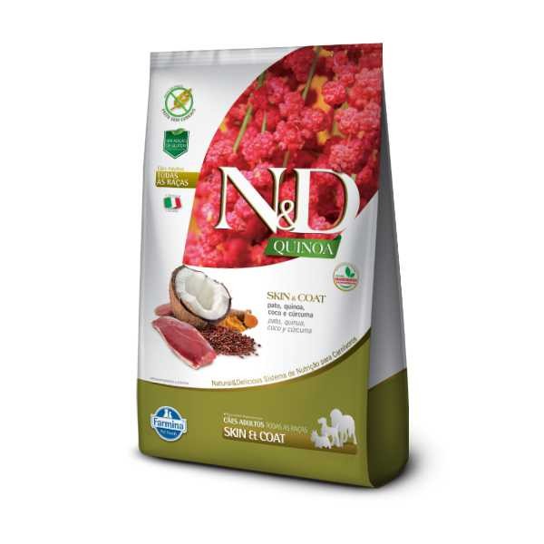 Ração N&D Quinoa Canine Skin & Coat Pato 10,1kg | Alimento para Cães com Pele Sensível
