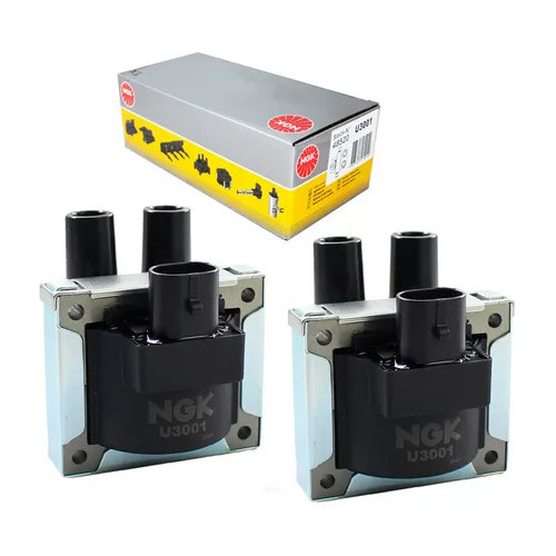 Kit 02 Bobina De Iginção Prêmio 1.5 Novo Original Ngk