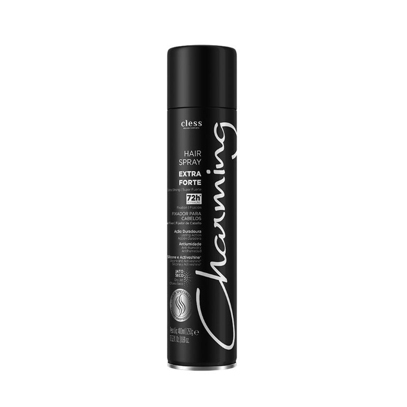 Cless Charming Hair Spray Fixador Black 400 ml