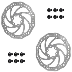 Par Disco Rotor De 160mm Para Freio A Disco GTS Com 6 Parafusos Para Bicicleta Aro 26 - 29
