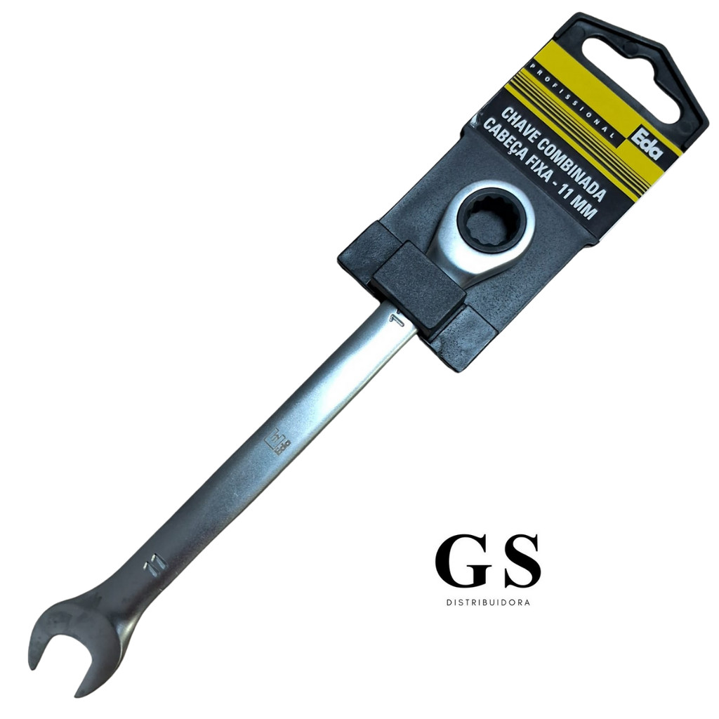Chave Combinada Catraca Eda 11mm Fixa EDA Ref 9VU
