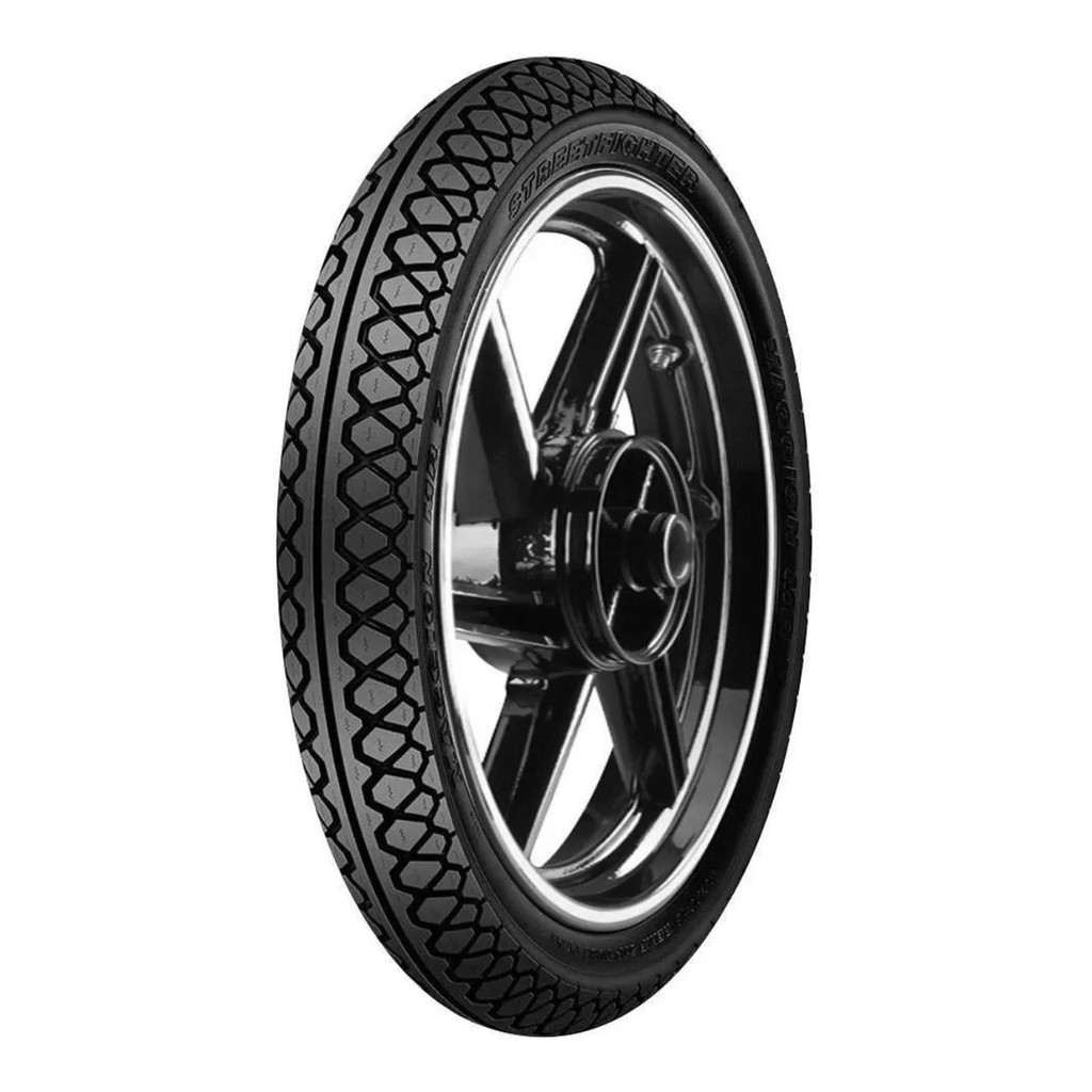 Pneu Moto Maggion Street Fighter 80/100-14 C/C Tras Biz Pop