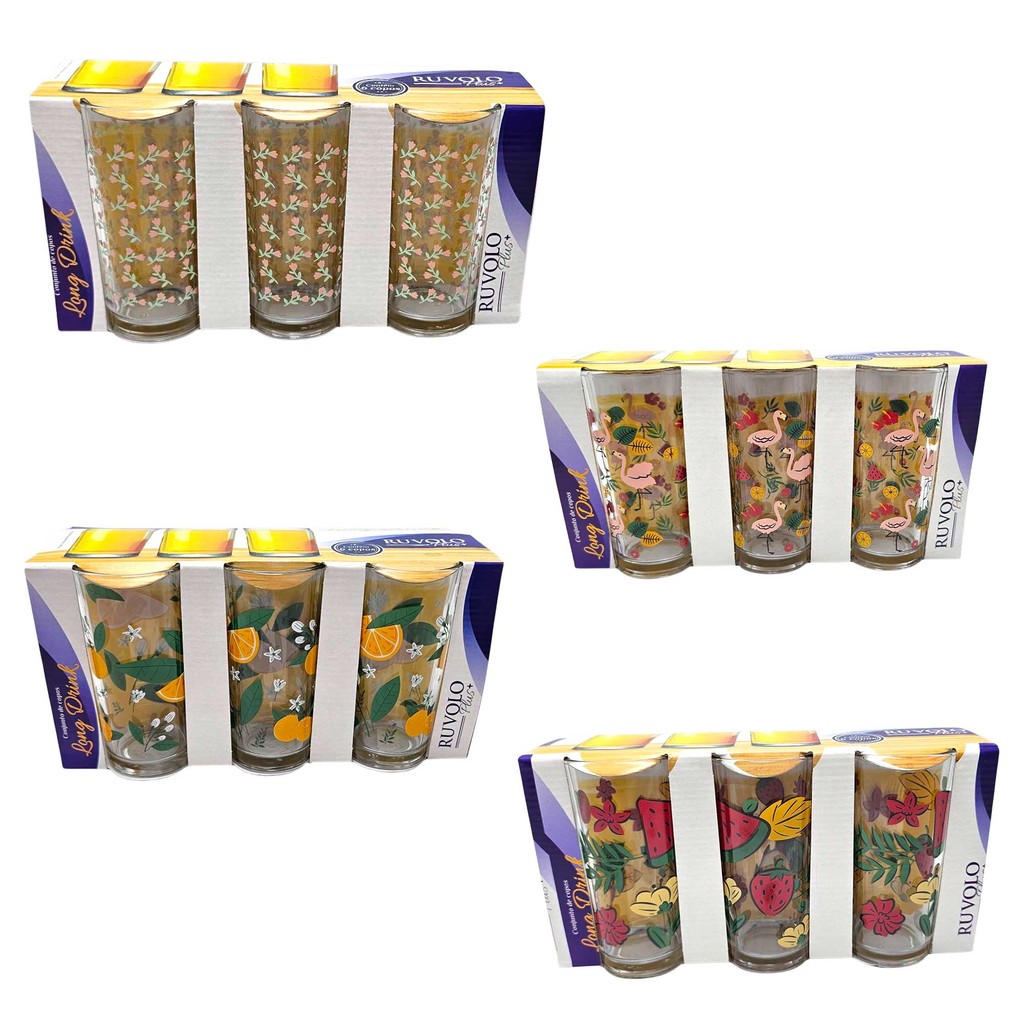 Jogo de Copos Multiuso de Vidro com 6 Peças 220ml em Oferta na Shopee