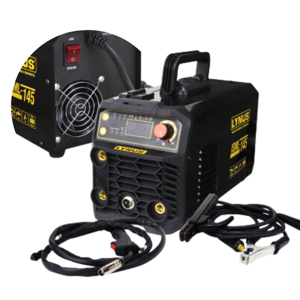 Inversor de Solda LYNUS ISML-145 100A Bivolt (220V/127V) – MIG/MMA/TIG 0601.9H2.2E0-000