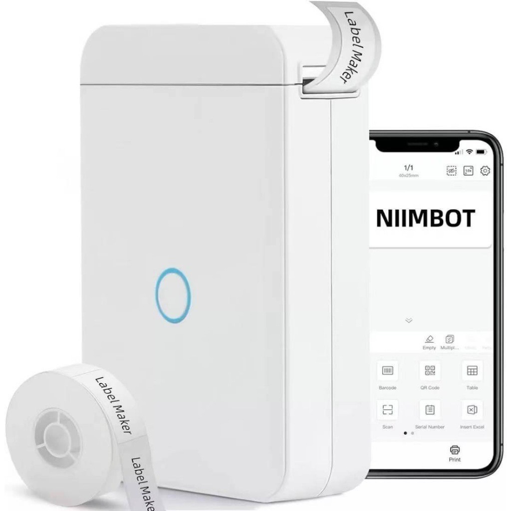 Imagem Impressora De Etiqueta Térmica Niimbot D110