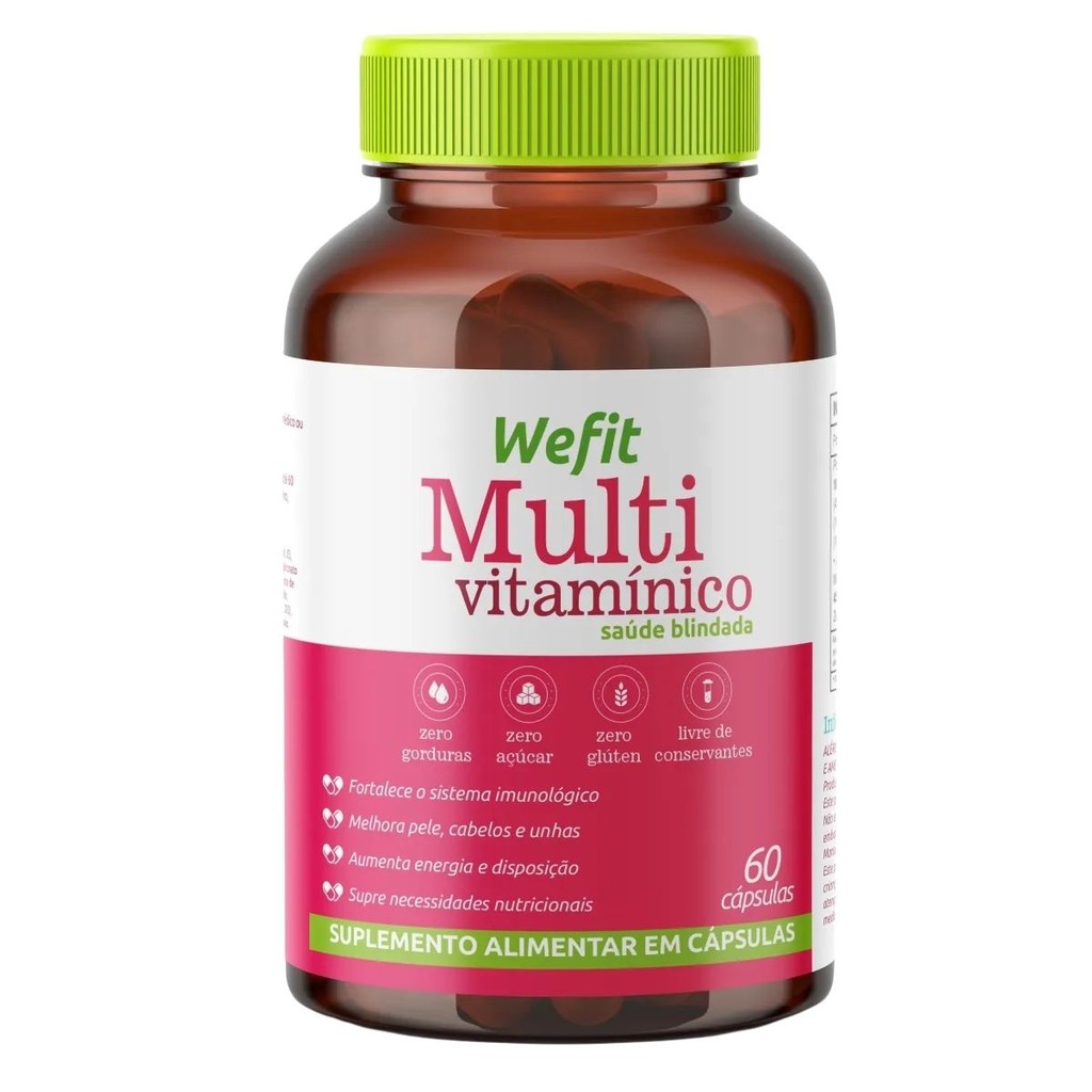 Multivitamínico C/60 Cápsulas - WeFit em Oferta na Shopee