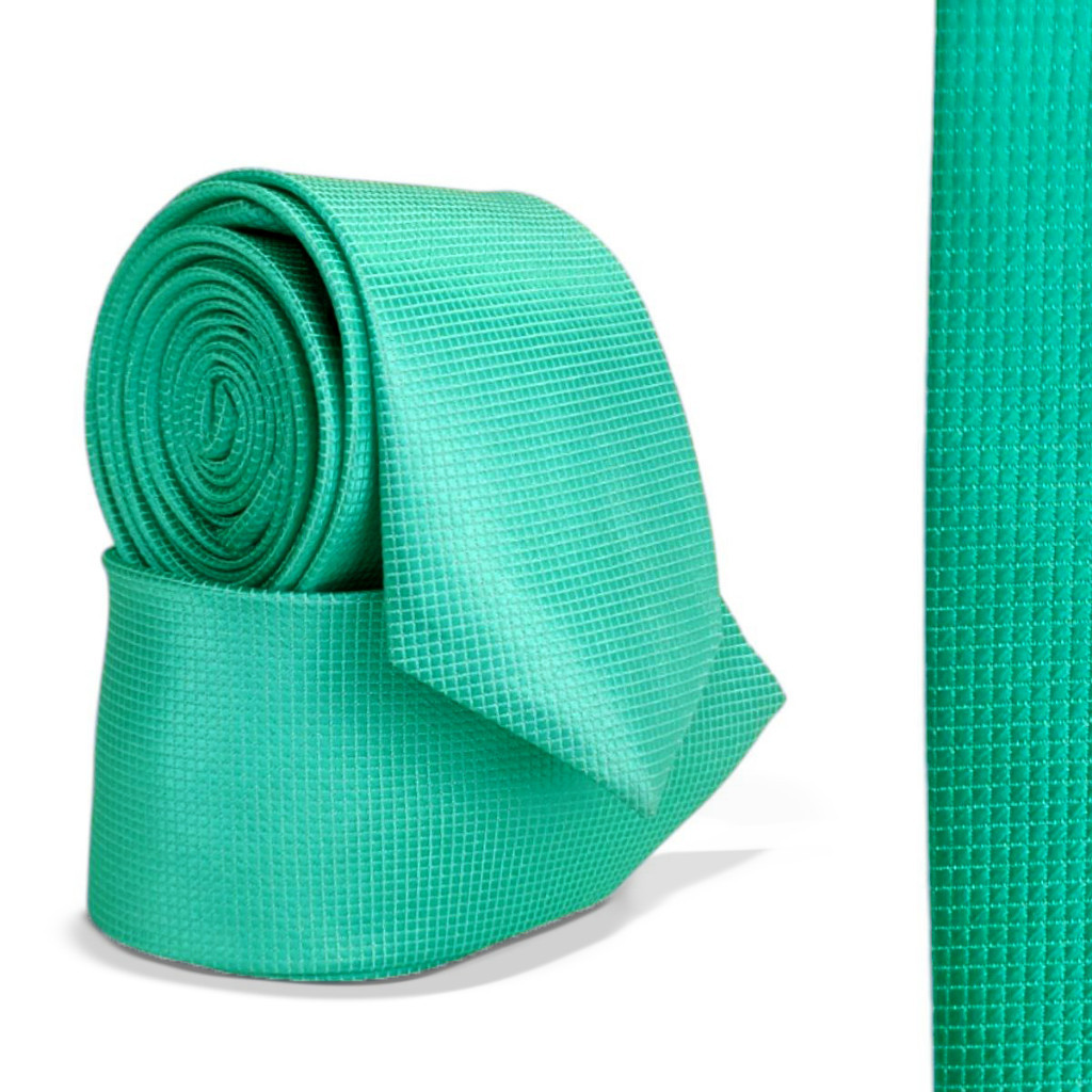 Gravata Casamento Verde Tiffany Quadradinha Noivo Padrinhos