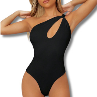 Body Gota Forrado Suplex Decote Diferenciado Feminino em Oferta na Shopee