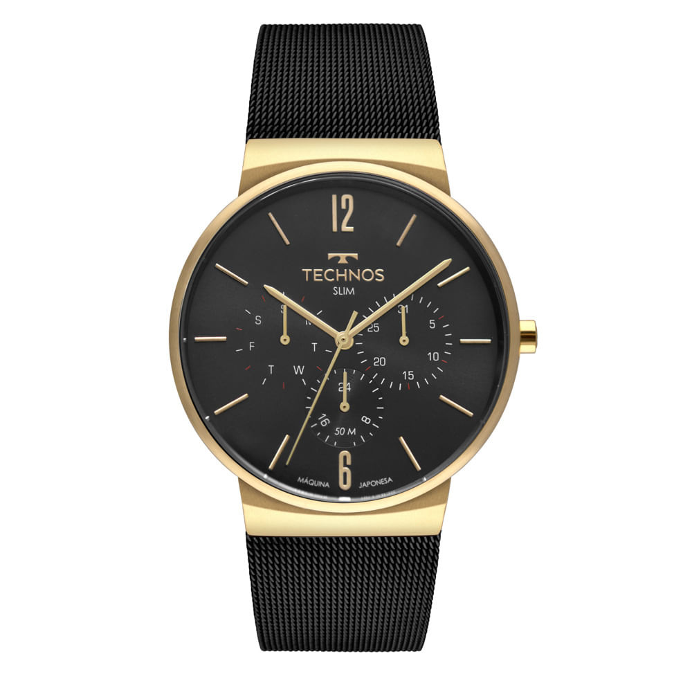 Relógio Technos Masculino Slim Bicolor - 6P29ALN/1P - Watches