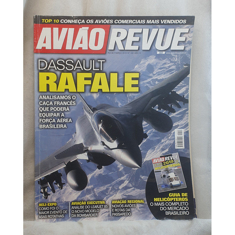 Revista Avião Revue 126 - Dassault Rafale