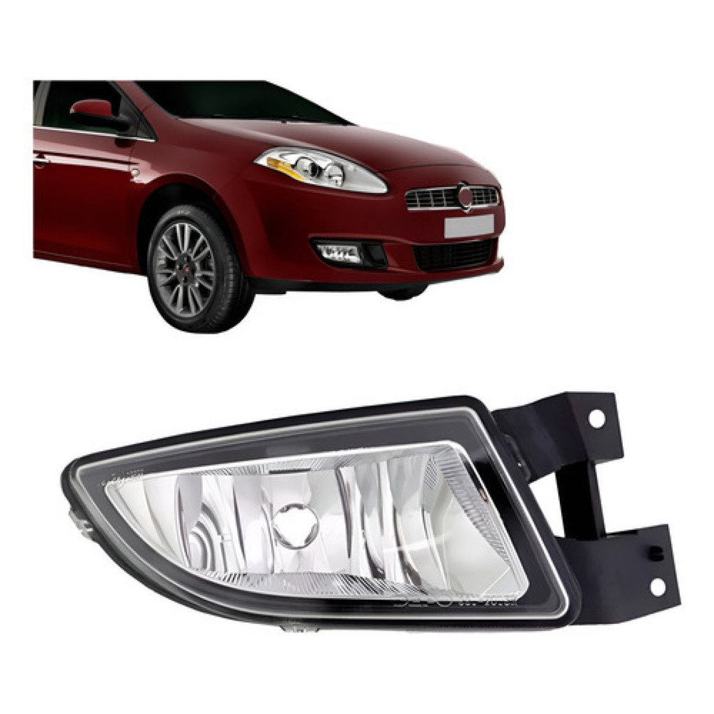 Farol Milha Para Fiat Bravo ano modelo 2011 2012 2013 Auxiliar Neblina, peça referencia de mercado, entrega rapida