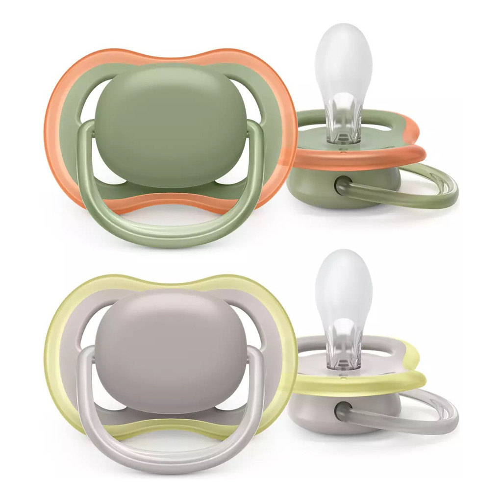 Chupeta ultra air dupla 6-18m Philips Avent SCF085/20 neutra