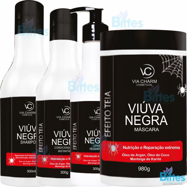 KIT RECONSTRUÇÃO CAPILAR VC COSMÉTICOS HIDRATA AMACIA RESTAURA