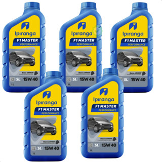 Kit 5 Óleos Motor 15w40 Semissintético Ipiranga F1 Master Sl em Oferta na Shopee