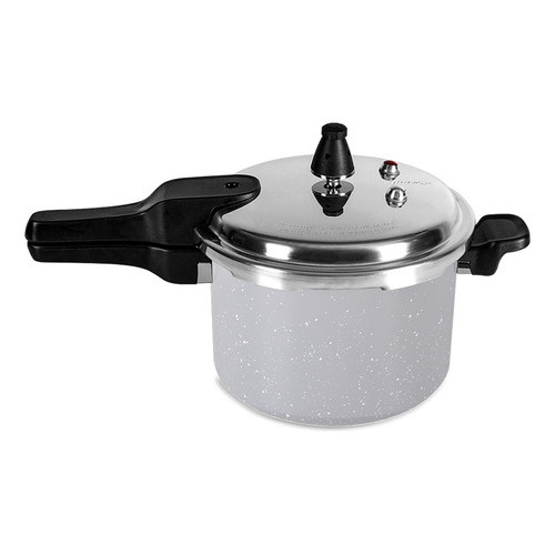 Panela De Pressao Indução Antiaderente 5,4 Lts Gris Brinox C em Oferta na Shopee
