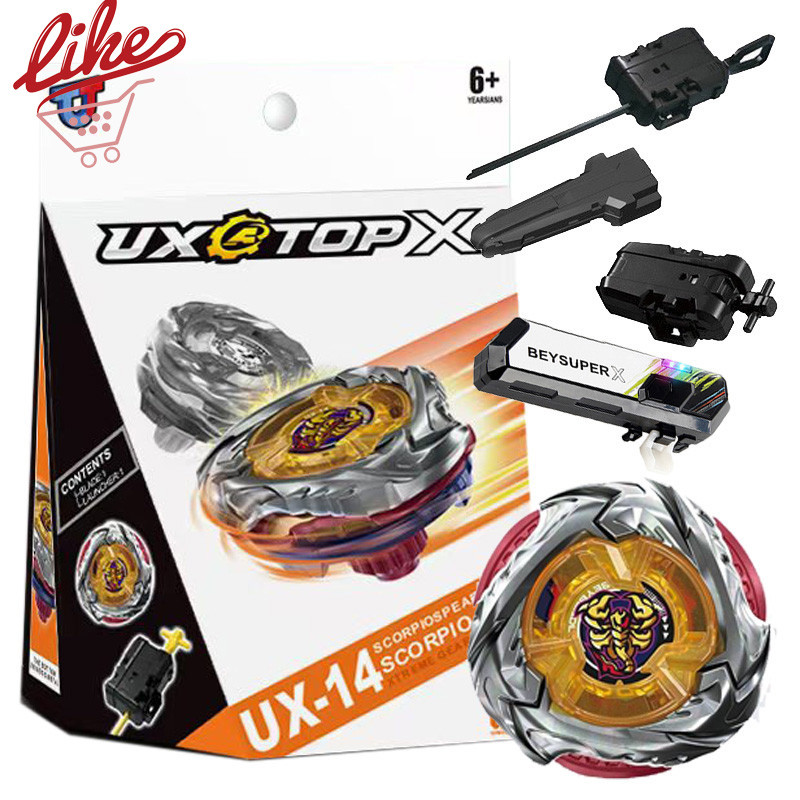 Gyro X UX-14 Scorpio Spear Xtreme Com Lançador Led Grip Conjunto Para Explosão Criança Brinquedos Crianças Menino Pr