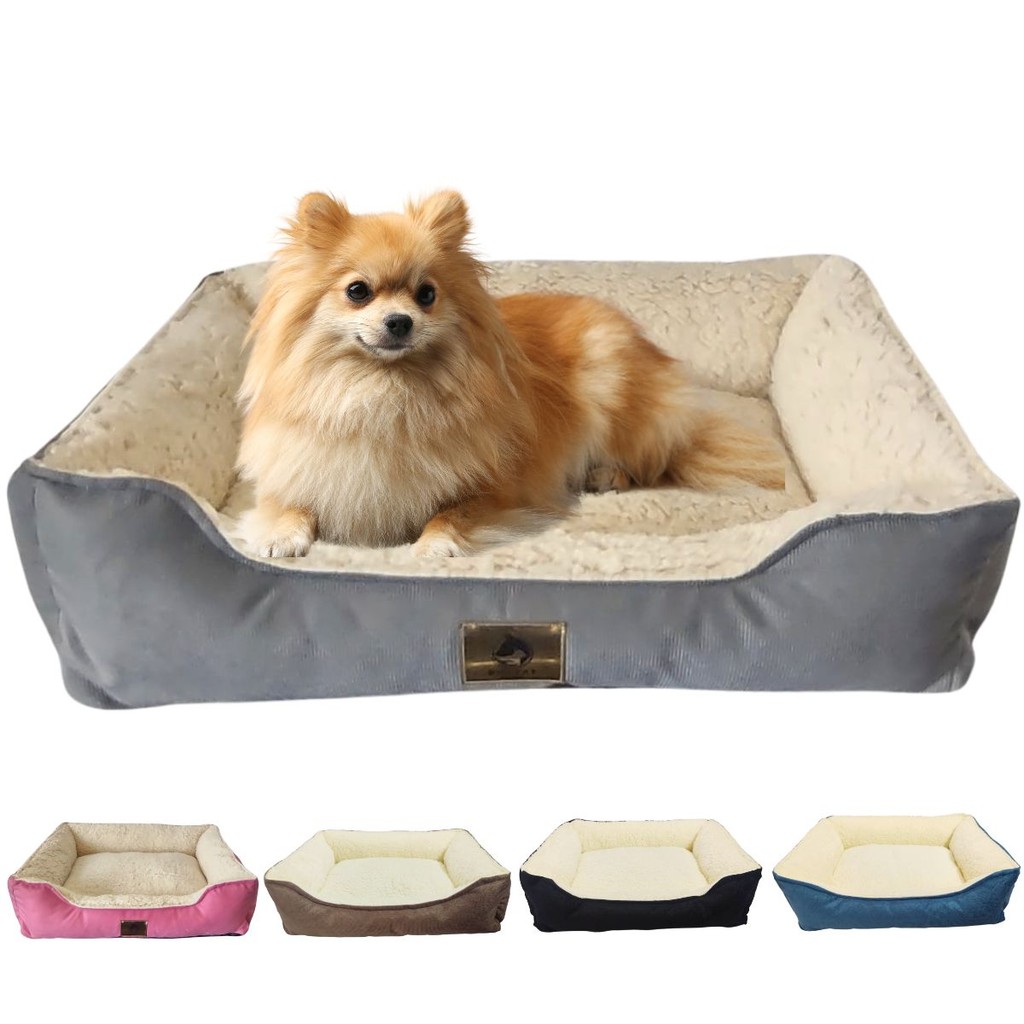 Caminha de Cachorro Cama Pet Sherpa Reforçada Tamanho M e G Cachorro e Gato Luxo Pelucia Confort em Oferta na Shopee