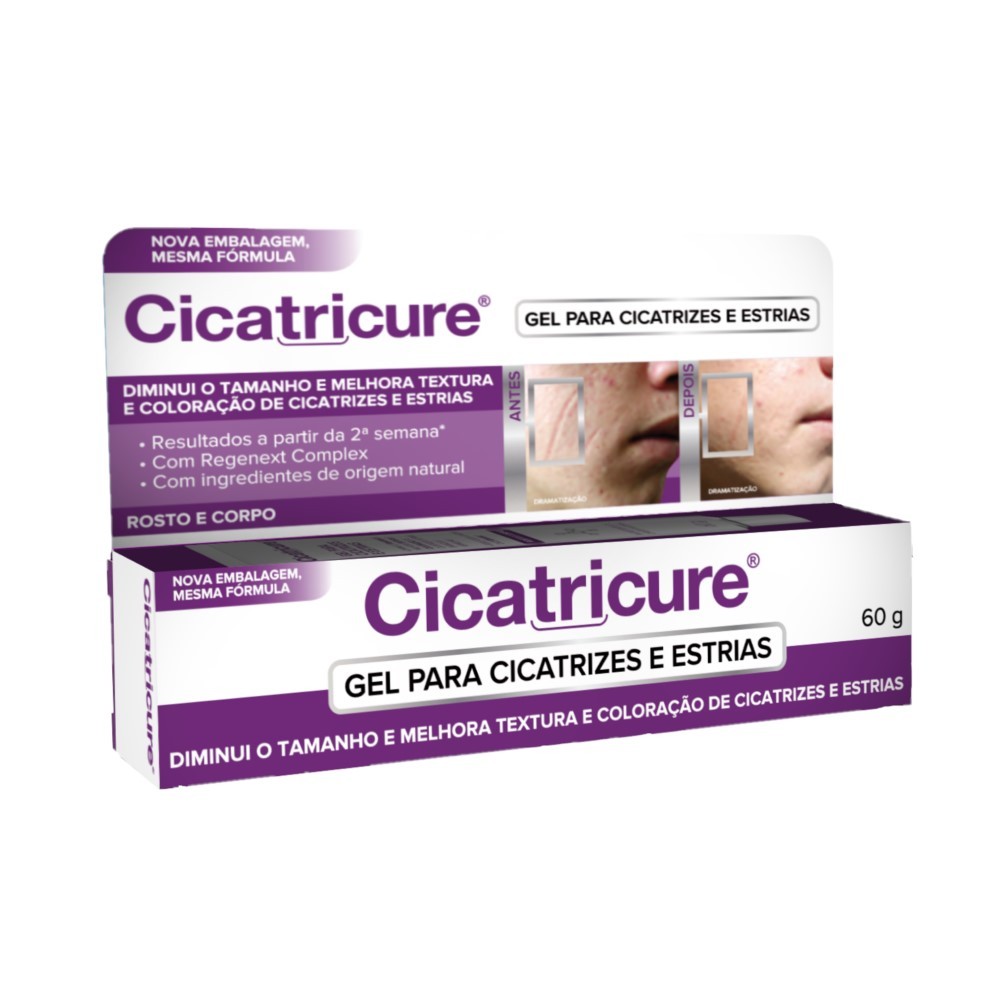 Cicatricure Gel para Cicatrizes e Estrias 30g em Oferta na Shopee
