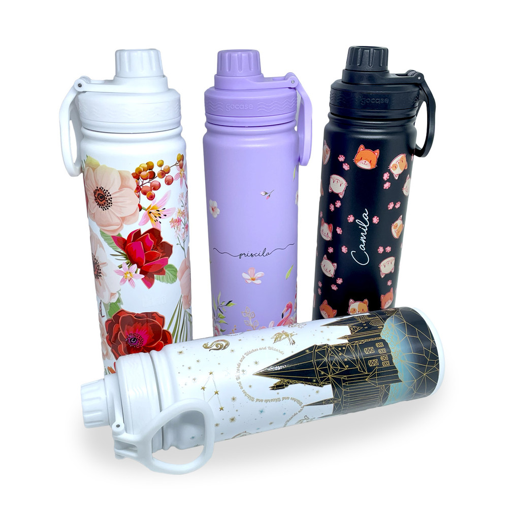 Outlet Garrafa Térmica Gocase Fresh 650ml - Estampadas em Oferta na Shopee