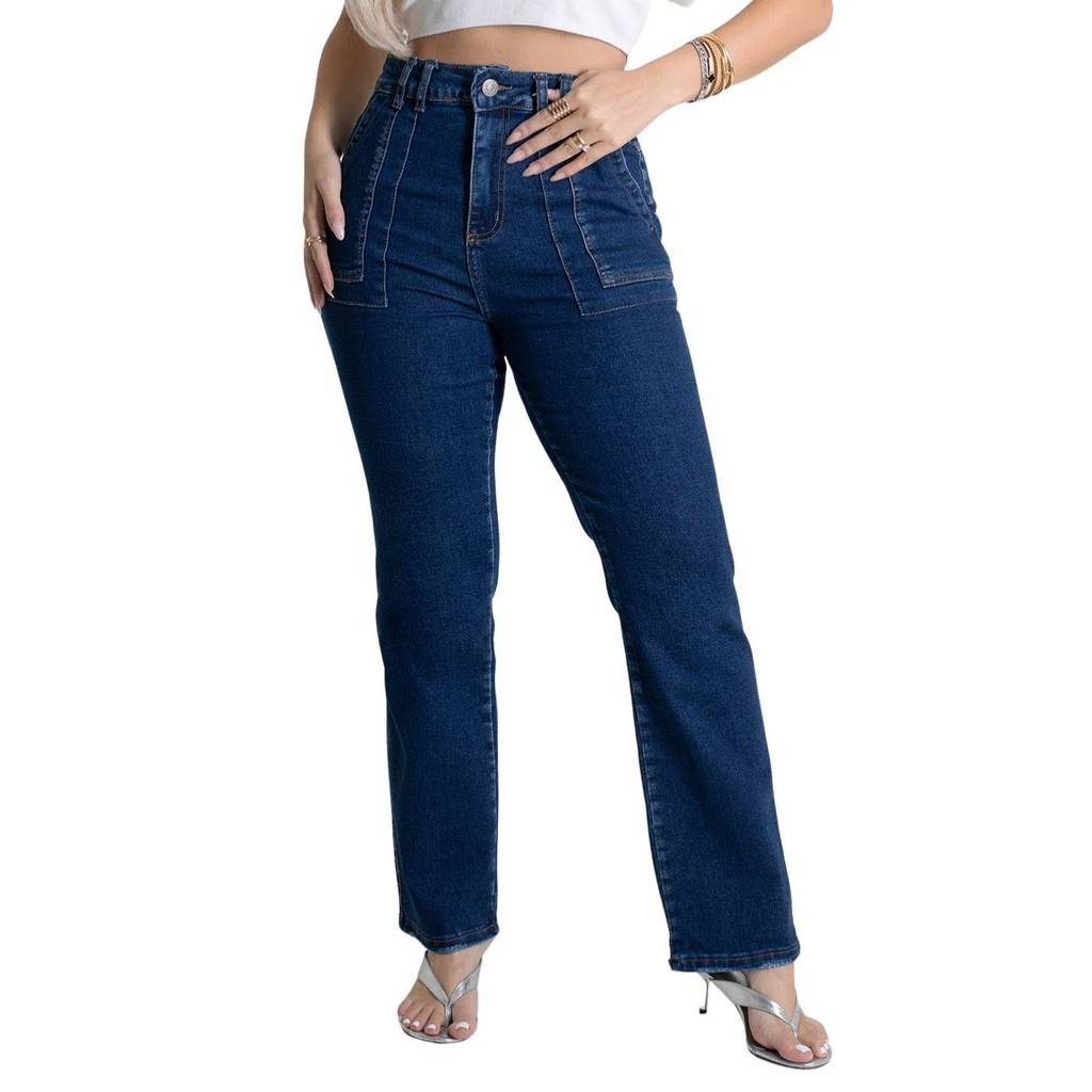 Calça Jeans Sawary Reta - 278643 - Women Clothes