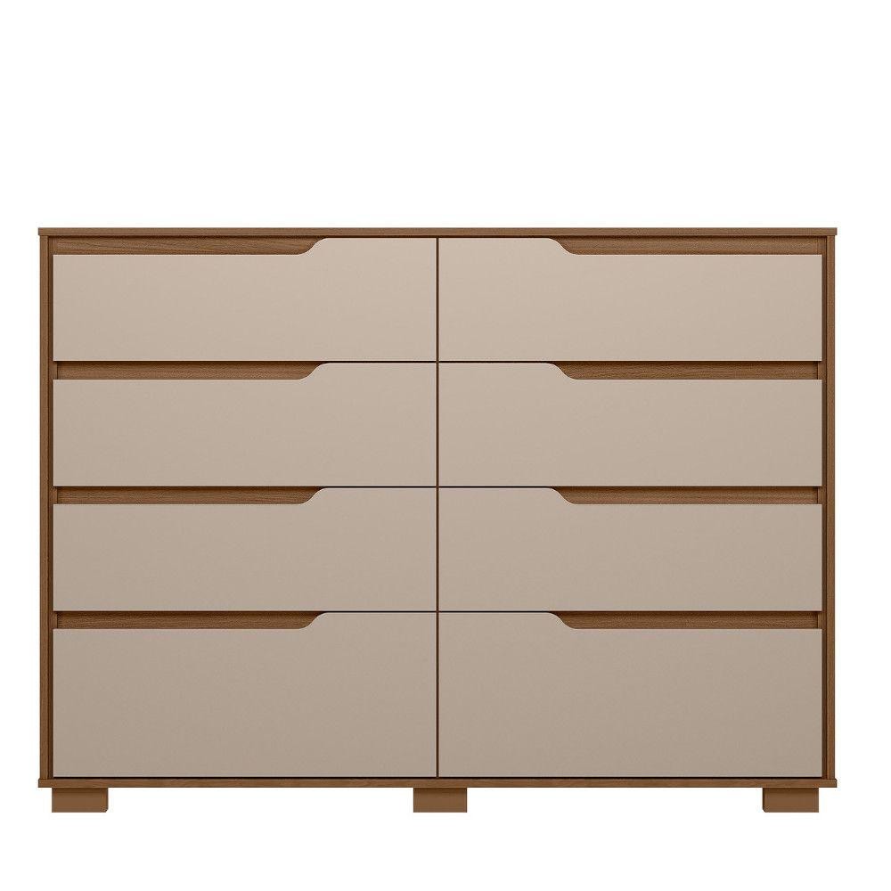 Cômoda Moval Georgia 047043 8 Gavetas 108x147x47cm em Oferta na Shopee