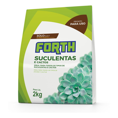 Fertilizante substrato Forth Substrato Para Cactos Suculentas 2kg