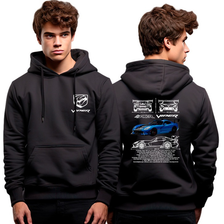Moletom Casaco Frio Carro Luxuoso Viper ACR Lançamento