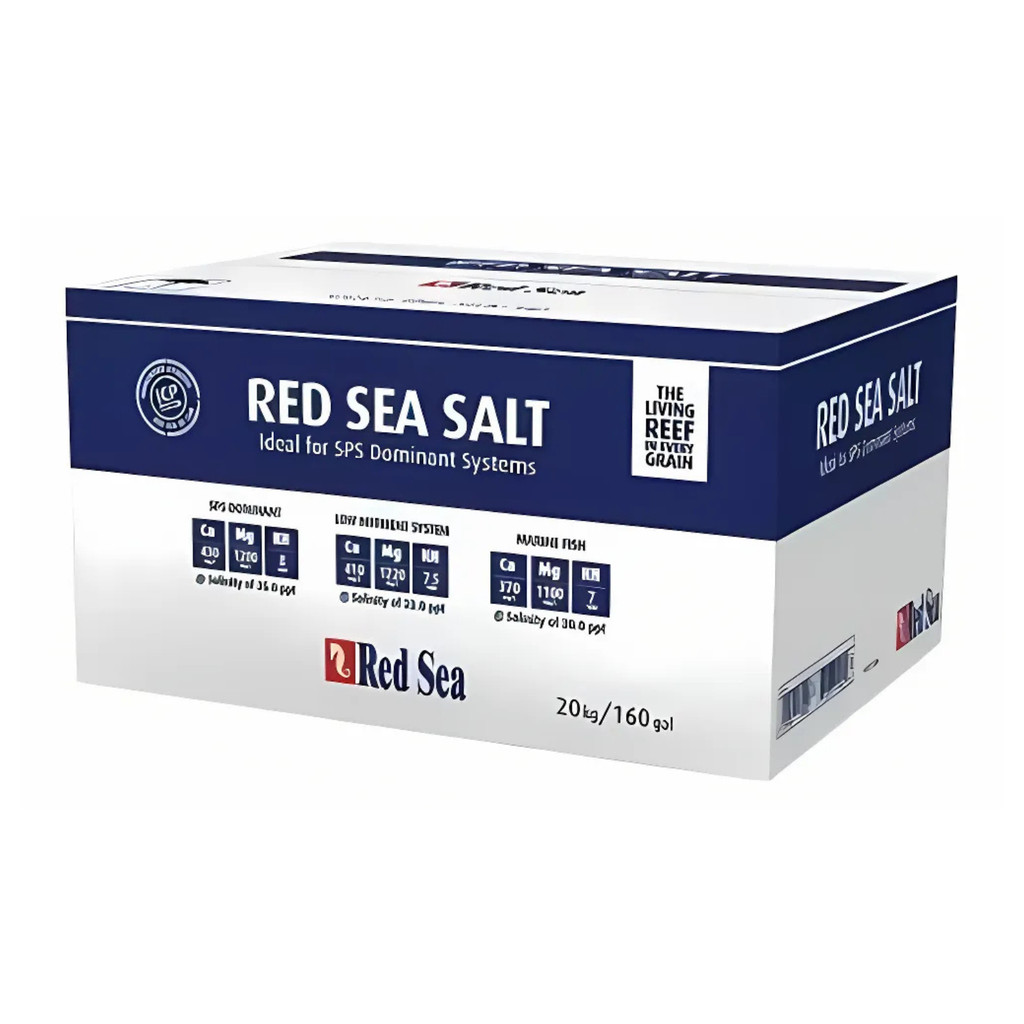 Sal Red Sea Salt 20kg para Aquário de Coral Reef Aquário Marinho