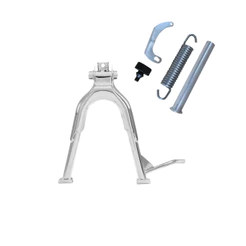 Cavalete Central Tripé Cromado Titan Cg Fan 150 Todas + Kit fixação