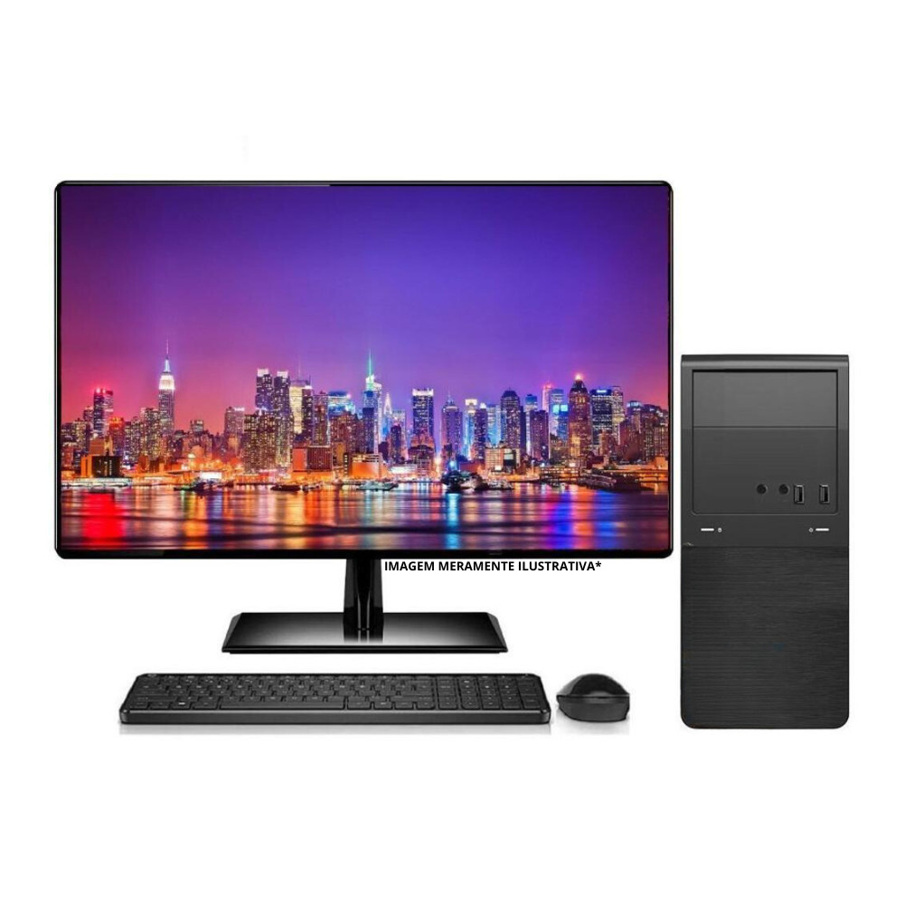 Computador Completo Intel Core i7 16GB SSD 240GB Monitor LED 19'' Windows