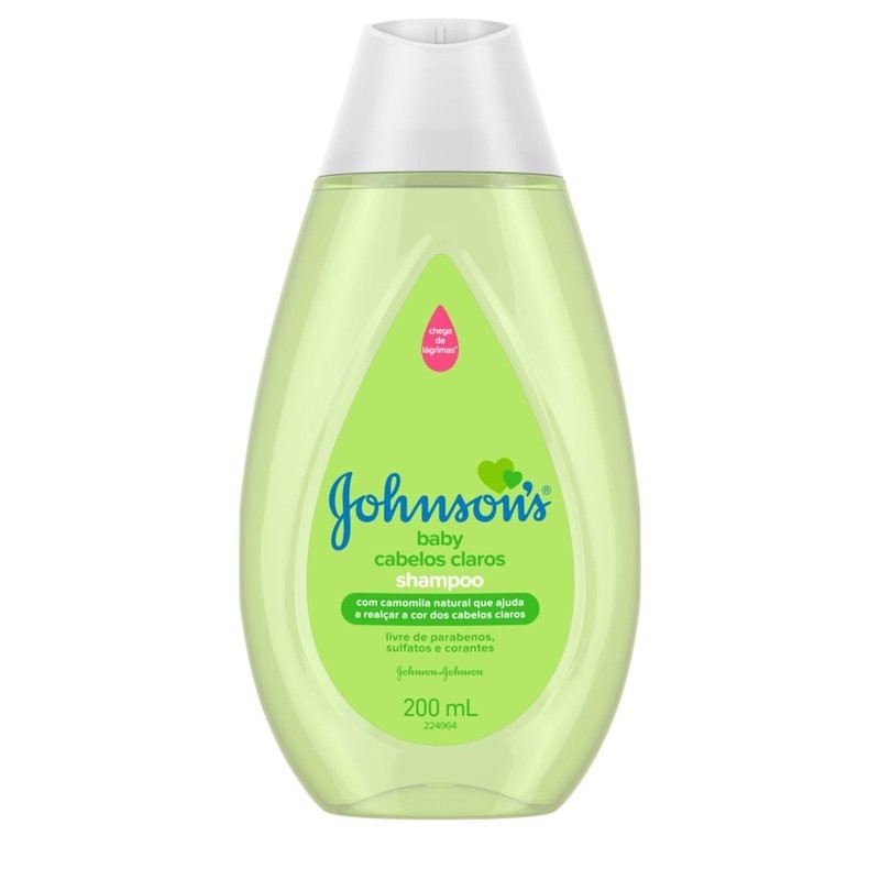 Shampoo Johnson's Baby Cabelos Claros 200ml em Oferta na Shopee