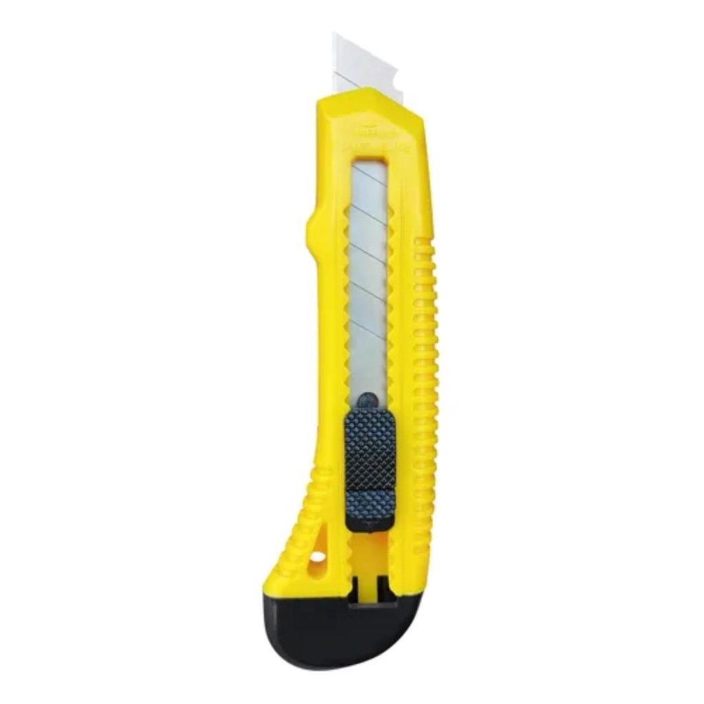 Estilete Multiuso Lâmina De Aço 18mm C/Trava 175/2 ATLAS Corte Precisão Gilete Navalha